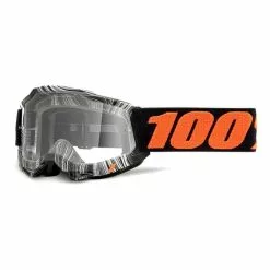100 Percent Maschera 100% Accuri 2 Geospace Con Lente Trasparente