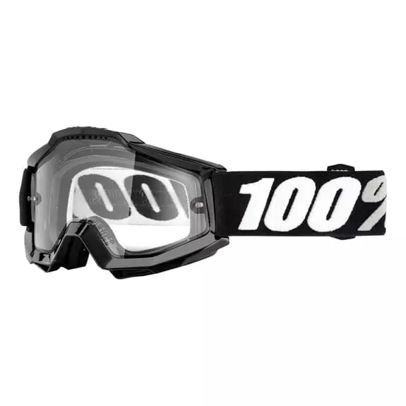 100 Percent Maschera 100% Accuri Enduro Tornado Nero Lente Doppia Trasparente 3 100 Percent Maschera 100% Accuri Enduro Tornado Nero Lente Doppia Trasparente