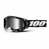 100 Percent Maschera 100% Racecraft Nero Bianco Con Lente Specchiata Argento -Vendite Biciclette MTB 100 841269167154 001