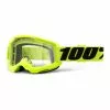 100 Percent Maschera 100% Strata 2 Giallo Con Lente Trasparente