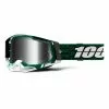 100 Percent Maschera 100% Racecraft 2 Verde Menta Scuro Con Lente Specchiata Argento