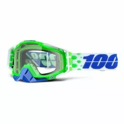 100 Percent Maschera 100% Racecraft Alchemy Verde Lente Trasparente