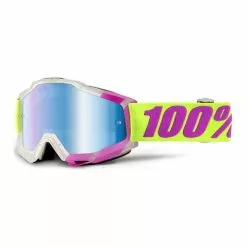 100 Percent Maschera 100% Accuri Giallo Viola Lente A Specchio Blu