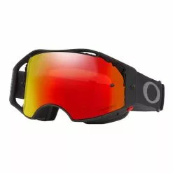 Maschera Oakley Airbrake MTB Black Gunmetal Con Lenti Prizm Trail Torch