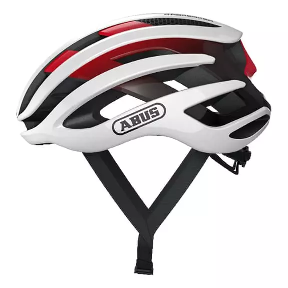 Casco Abus AirBreaker Bianco Rosso 3 Casco Abus AirBreaker Bianco Rosso