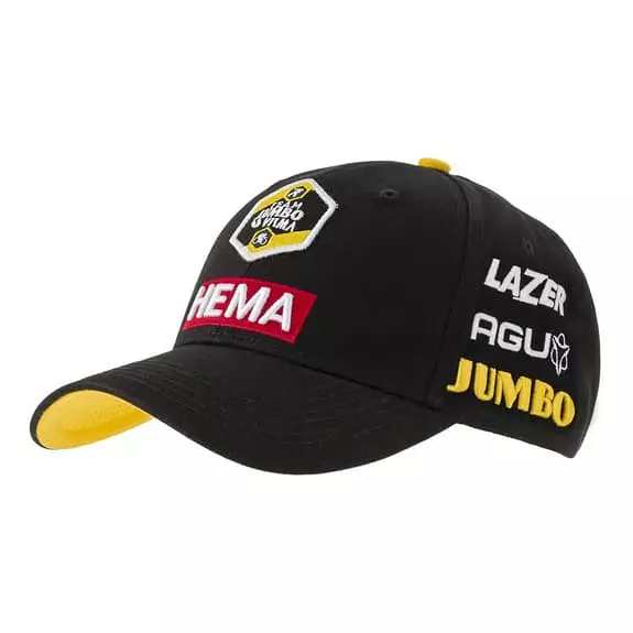 AGU Cappellino Team Jumbo-Visma 2023 Podium Nero 3 AGU Cappellino Team Jumbo-Visma 2023 Podium Nero