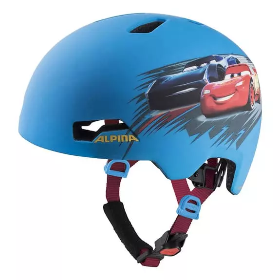 Casco Alpina Hackney Disney Cars Blu Bambini 3 Casco Alpina Hackney Disney Cars Blu Bambini