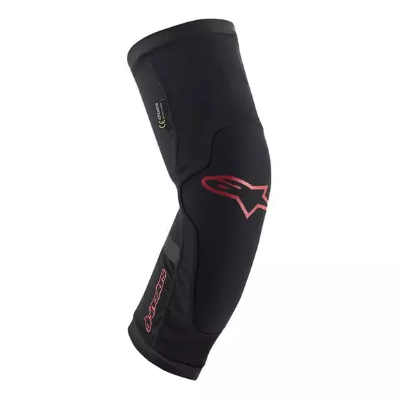 Ginocchiere Alpinestars Paragon Plus Nero Rosso 3 Ginocchiere Alpinestars Paragon Plus Nero Rosso