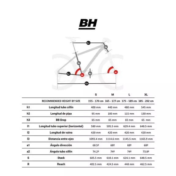 BH Bikes Bicicletta MTB BH Ultimate 7.5 29" Rosso 8 BH Bikes Bicicletta MTB BH Ultimate 7.5 29" Rosso - immagine 6