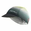 Cappellino Castelli Dolce Verde Scuro Giallo Donna