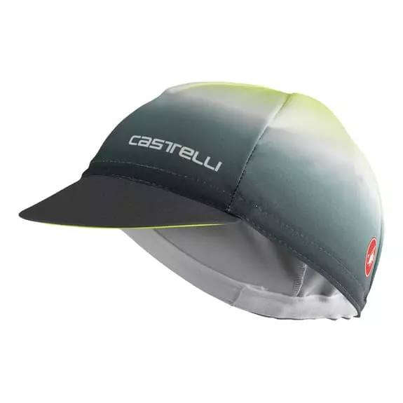 Cappellino Castelli Dolce Verde Scuro Giallo Donna 3 Cappellino Castelli Dolce Verde Scuro Giallo Donna