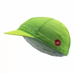 Cappellino Castelli Rosso Corsa 2 Verde Lime Elettrico