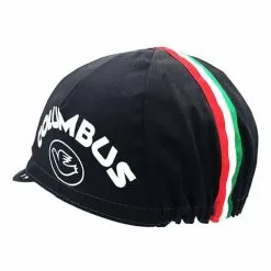 Cappellino Cinelli Columbus Classic Nero Multicolor -Vendite Biciclette MTB ci c0030 003