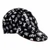 Cappellino Cinelli Mike Giant Icons Nero Bianco