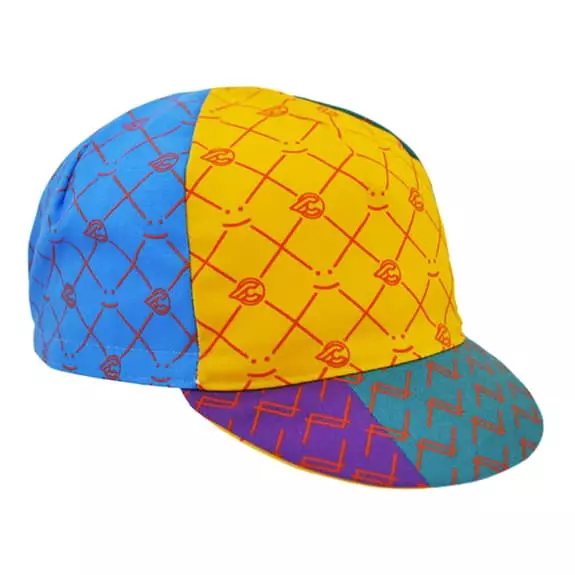Cappellino Cinelli Smile Giallo Lilla Blu 3 Cappellino Cinelli Smile Giallo Lilla Blu