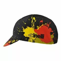 Cappellino Cinelli Splash Nero Multicolor -Vendite Biciclette MTB ci ccsplcap 004