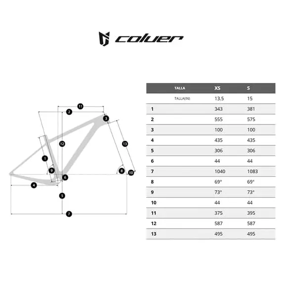 Bicicletta MTB Coluer Ascent 273 Rosso Nero 4 Bicicletta MTB Coluer Ascent 273 Rosso Nero - immagine 2