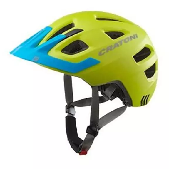 Casco Cratoni Maxter Pro Lime Blu Mate Bambini 3 Casco Cratoni Maxter Pro Lime Blu Mate Bambini