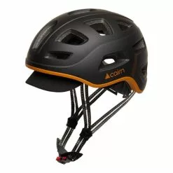 Casco Cairn Bike Quartz LED USB Nero Arancione