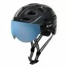 Casco Cairn Bike Quartz Visor LED USB Nero Chiaro