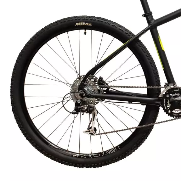 Bicicletta MTB Deporvillage PR500 29" Nero Giallo Fluo 5 Bicicletta MTB Deporvillage PR500 29" Nero Giallo Fluo - immagine 3