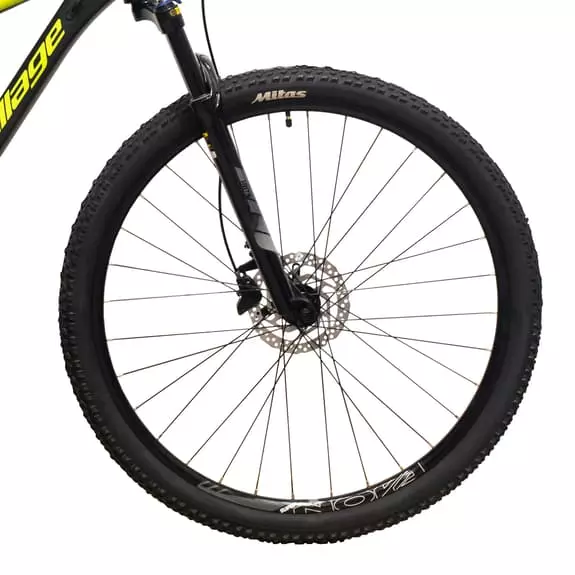 Bicicletta MTB Deporvillage PR500 29" Nero Giallo Fluo 6 Bicicletta MTB Deporvillage PR500 29" Nero Giallo Fluo - immagine 4