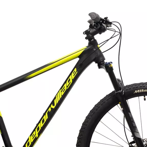 Bicicletta MTB Deporvillage PR500 29" Nero Giallo Fluo 7 Bicicletta MTB Deporvillage PR500 29" Nero Giallo Fluo - immagine 5