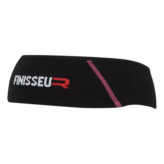 Fascia Per La Testa Finisseur Thermal Knitted Nero Rosso Salmone 3 Fascia Per La Testa Finisseur Thermal Knitted Nero Rosso Salmone