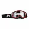 Maschera Hebo Quantum II Rosso Con Lente Trasparente -Vendite Biciclette MTB hbo hg1007 r 001