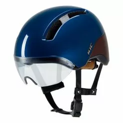 Casco HJC Calido Plus Blu Marino Metallizzato Marrone Scuro -Vendite Biciclette MTB hjc 814233 c 004