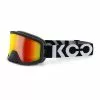 Maschera KOO Edge Nero Con Lente Zeiss Red Mirror