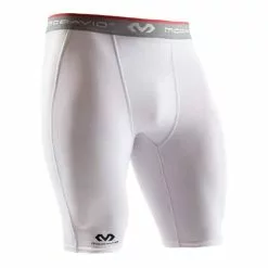 Pantaloncini McDavid Compression Shorts Bianco