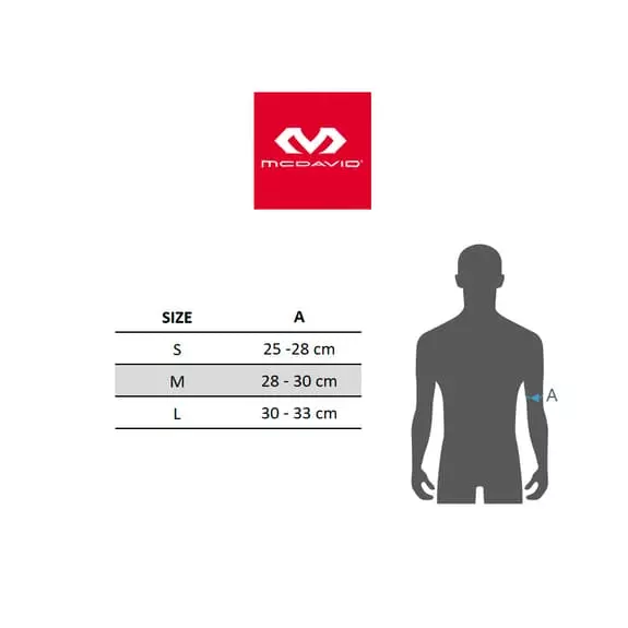 Manicotto McDavid Elite HEX Bianco 4 Manicotto McDavid Elite HEX Bianco - immagine 2