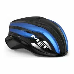 Casco MET Trenta 3K Carbon MIPS Nero Blu Metallico