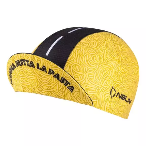 Cappellino Nalini Summer Giallo Nero 3 Cappellino Nalini Summer Giallo Nero