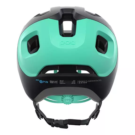 Casco POC Axion SPIN Nero Uranio Verde Opaco 5 Casco POC Axion SPIN Nero Uranio Verde Opaco - immagine 3