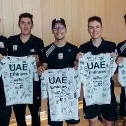 Pissei Cappellino UAE Team Emirates 2023 Nero Bianco 11 Pissei Cappellino UAE Team Emirates 2023 Nero Bianco -Vendite Biciclette MTB pissei detalle1