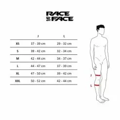 Ginocchiere Race Face Indy Nero Intenso -Vendite Biciclette MTB raf u com knee protection st v1 1