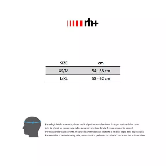 Casco Rh+ 3 In 1 Opaco Grigio Metallo 4 Casco Rh+ 3 In 1 Opaco Grigio Metallo - immagine 2