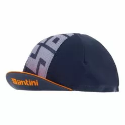 Cappellino Santini Colore Blu Navy Arancione -Vendite Biciclette MTB st 1s460netcolor nt 005