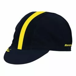 Cappellino Santini Le Maillot Jaune Allez Blu Scuro Giallo