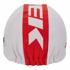 Santini Cappellino Trek-Segafredo 2023 Bianco Rosso -Vendite Biciclette MTB st re460cot23ts rs 003