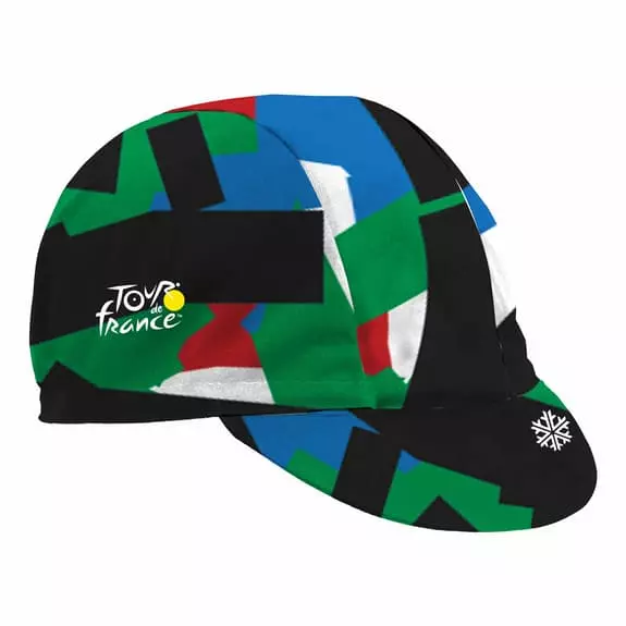 Santini Cappellino Tour De France 2023 Tappa 17 Nero Multicolor 4 Santini Cappellino Tour De France 2023 Tappa 17 Nero Multicolor - immagine 2