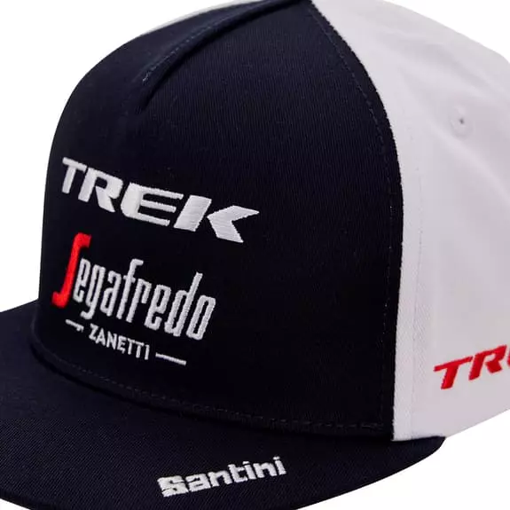 Santini Cappellino Trek-Segafredo 2023 Trucker Blu Scuro Bianco 5 Santini Cappellino Trek-Segafredo 2023 Trucker Blu Scuro Bianco - immagine 3