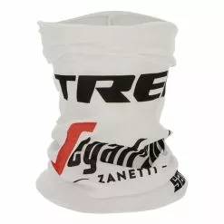 Santini Scaldacollo Trek-Segafredo 2022 Fan Line Bianco Rosso