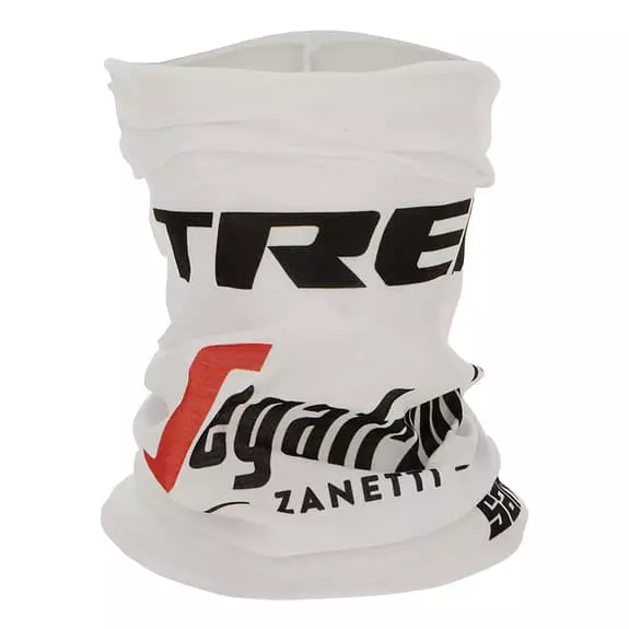 Santini Scaldacollo Trek-Segafredo 2022 Fan Line Bianco Rosso 3 Santini Scaldacollo Trek-Segafredo 2022 Fan Line Bianco Rosso