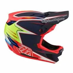 Casco Troy Lee Designs D4 Carbon Verde Rosso Blu -Vendite Biciclette MTB tl 139324011 c 002