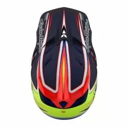 Casco Troy Lee Designs D4 Carbon Verde Rosso Blu -Vendite Biciclette MTB tl 139324011 c 004